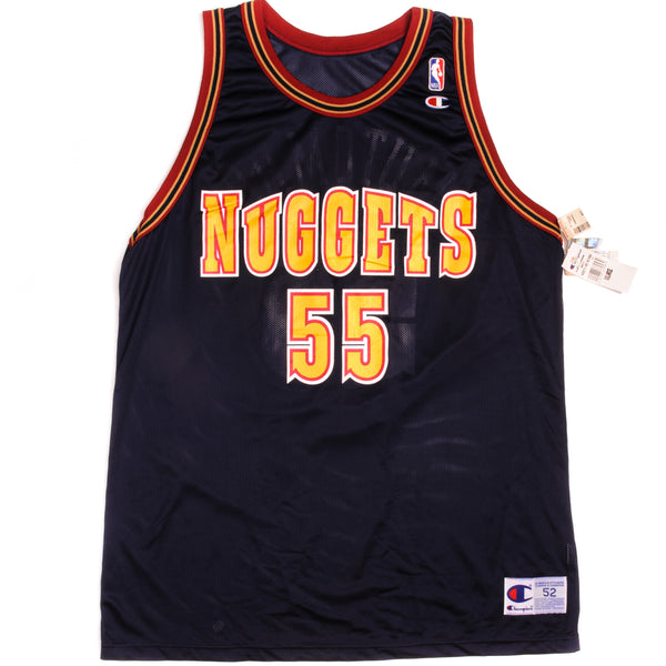 Vintage Champion Nba Nuggets 55 Mutombo 90S Size XXlarge Made In USA. Dead Stock With Tags.