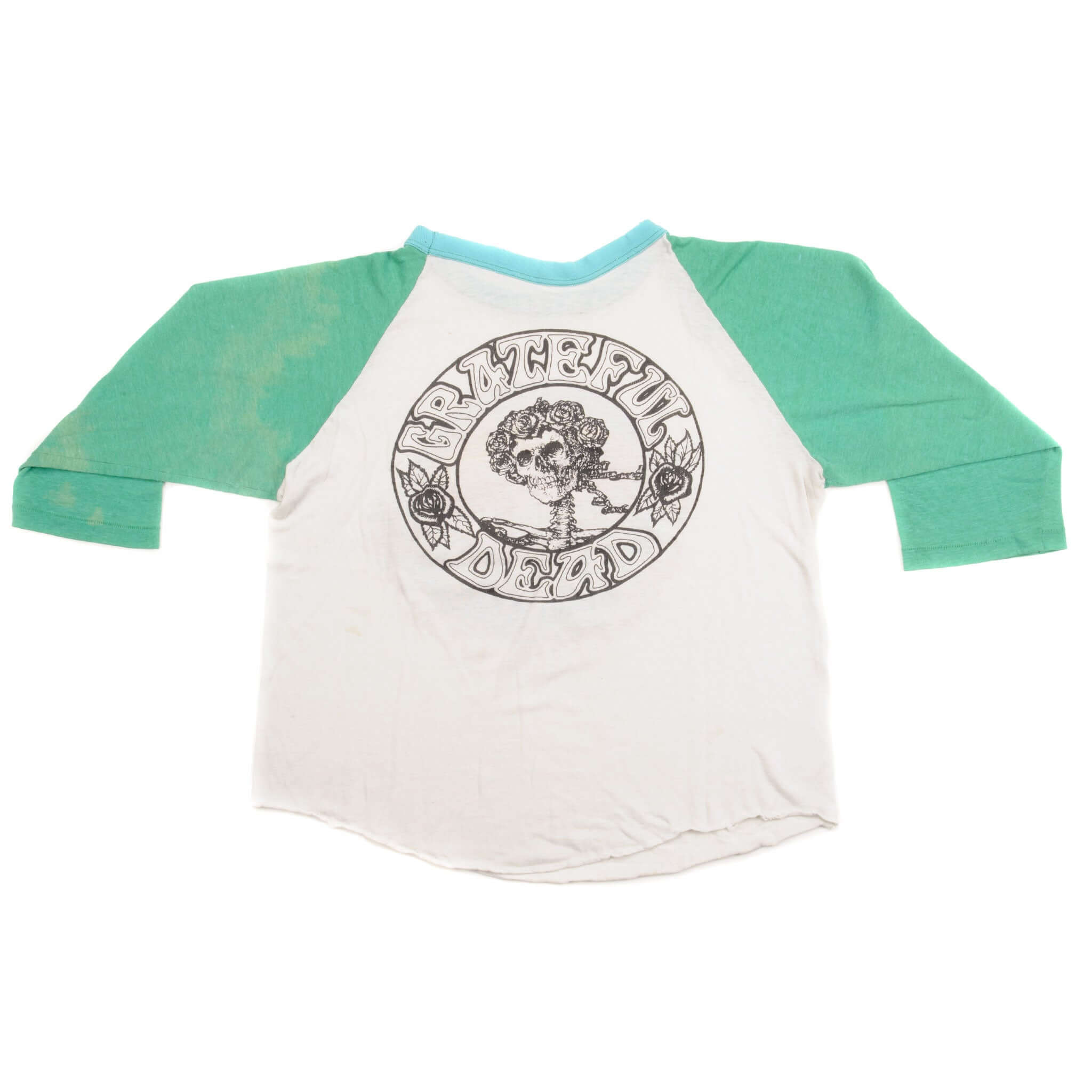 VINTAGE GRATEFUL DEAD RAGLAN TEE SHIRT 1979 SIZE SMALL MADE IN USA