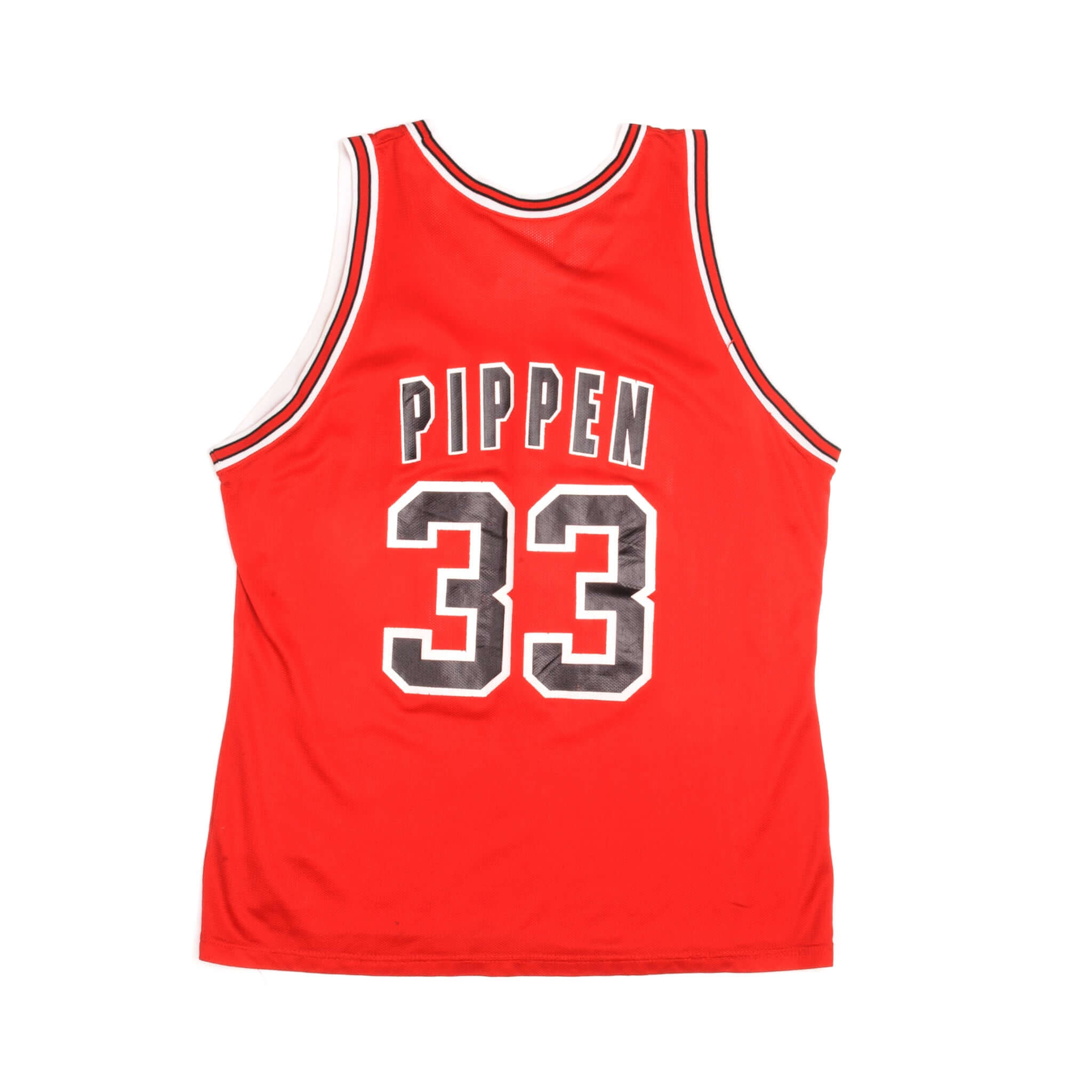 Vintage Champion NBA Chicago Bulls Jersey embroidered Scottie Pippen number 33, from the 1990s Size XL