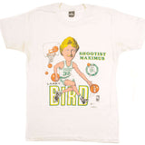 VINTAGE NBA LARRY BIRD BOSTON CELTICS TEE SHIRT 1989 SIZE MEDIUM MADE IN USA