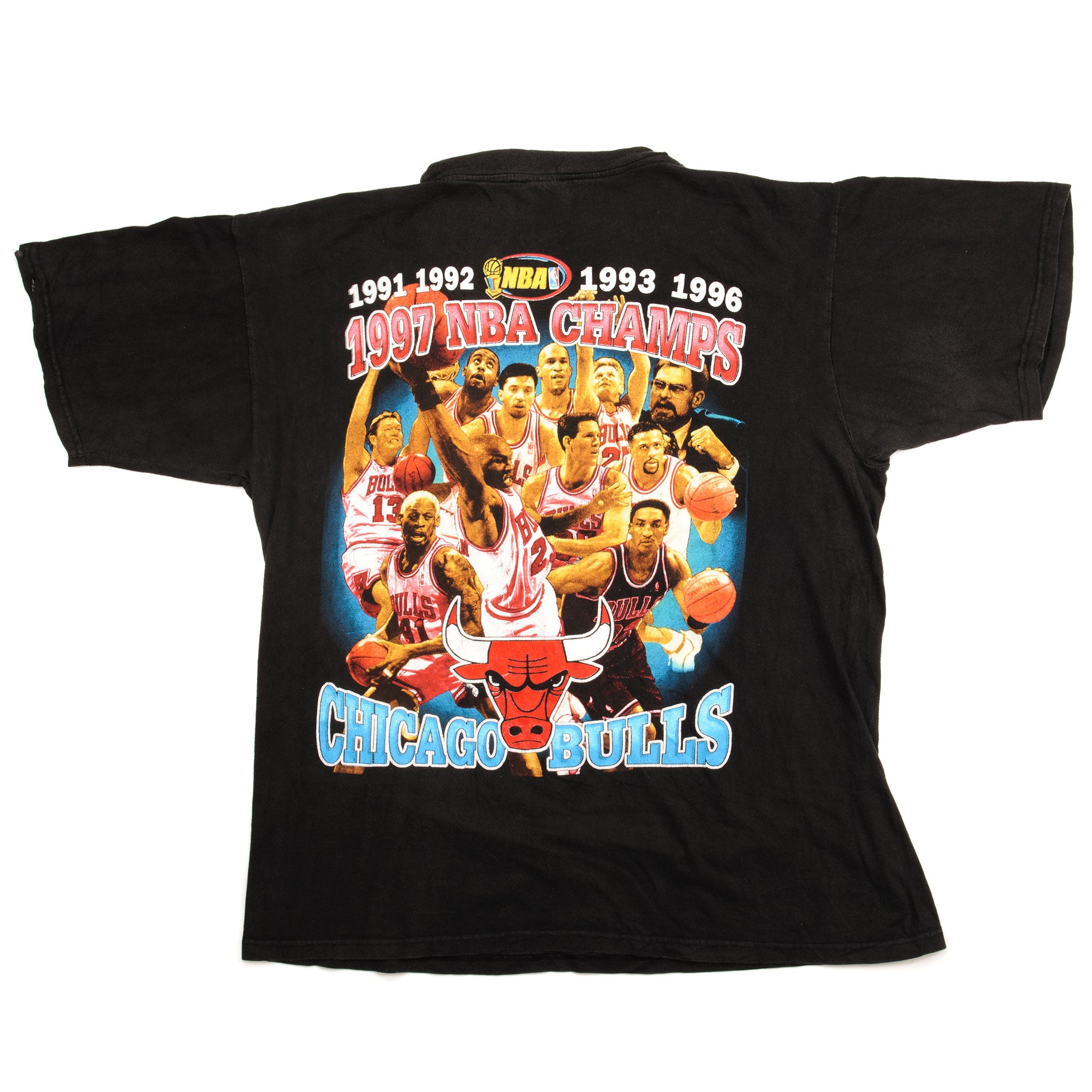 1997 Chicago Bulls Champion Rap T-Shirt
