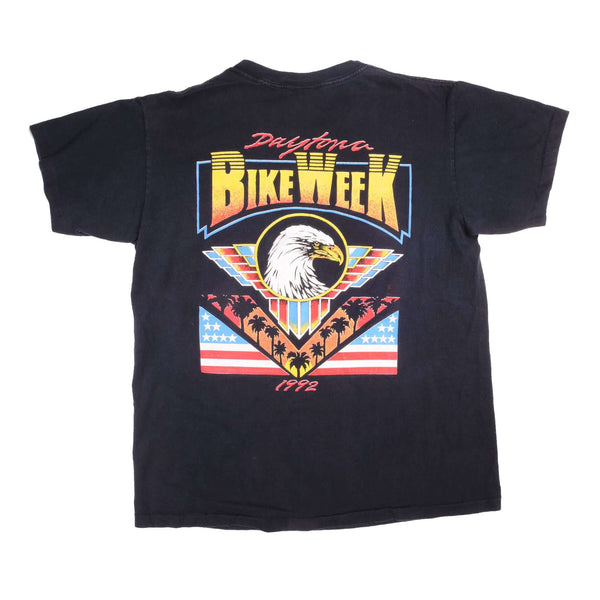 VINTAGE HARLEY DAVIDSON DAYTONA BEACH TEE SHIRT 1992 SIZE LARGE MADE IN USA