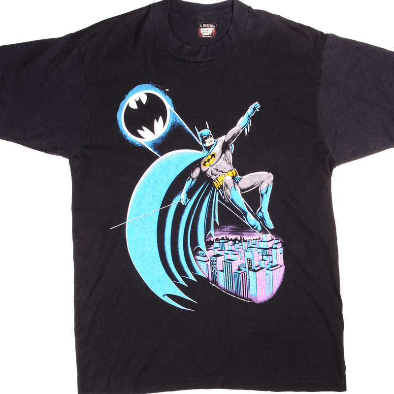 Vintage DC Comics Batman Screen Starts Best Tee Shirt, Single Stitch, 1988, Size M