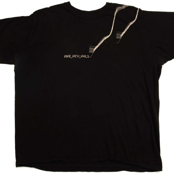 CAMISETA VINTAGE NINE INCH NAILS AÑOS 2000 TALLA XL FABRICADA EN EE. UU.
