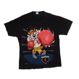 Vintage Warner Bros Looney Tunes Taz Tee Shirt 1993 Size 2XLarge With Single Stitch Sleeves.