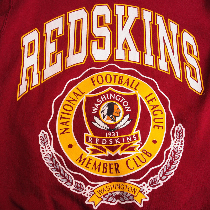 Vintage NFL Washington Redskins Sweatshirt 1990S Size M Made In USA