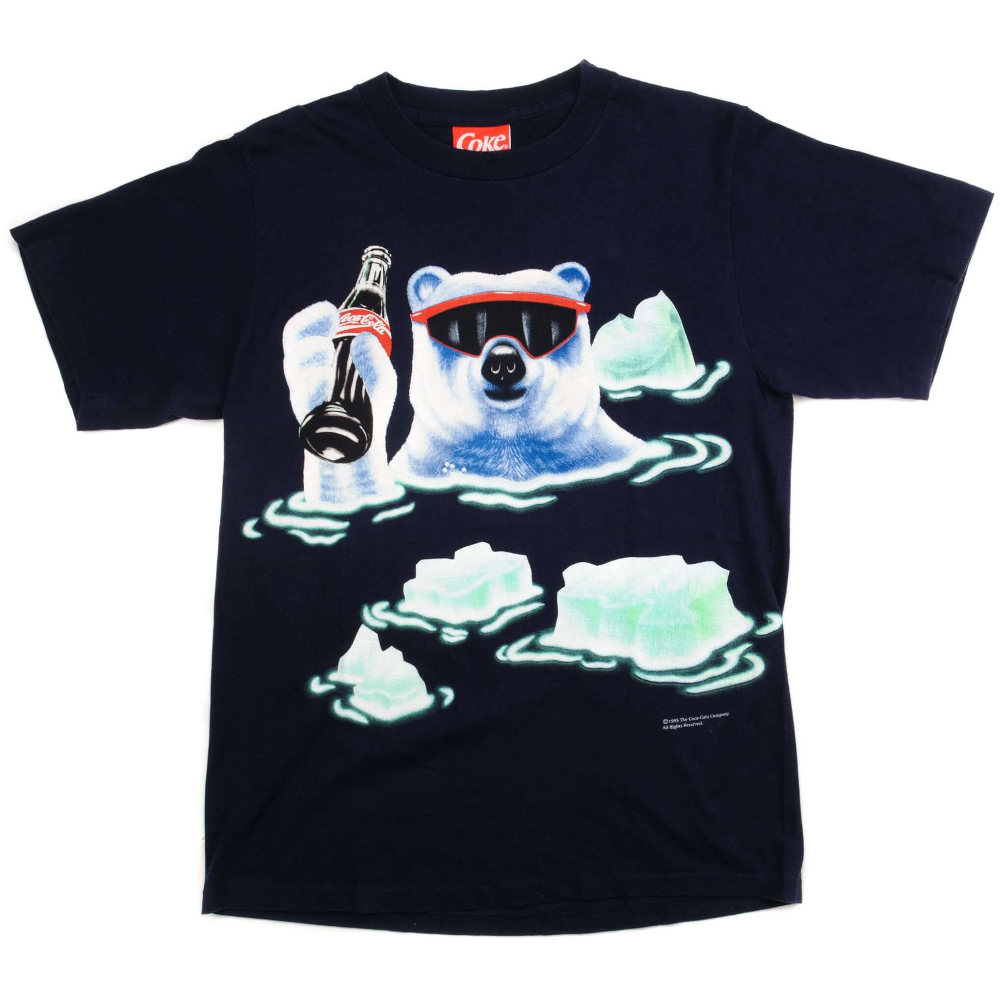 VINTAGE THE COCA COLA COMPANY TEE SHIRT 1995 SIZE LARGE MADE IN USA