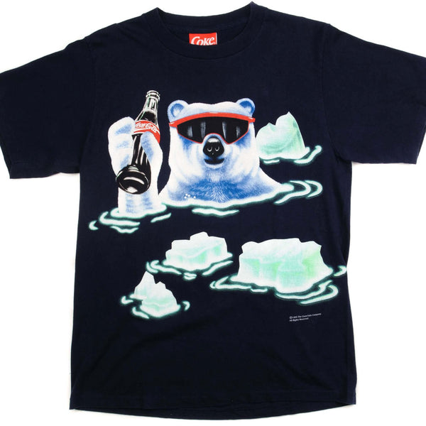CAMISETA VINTAGE DE THE COCA COLA COMPANY 1995 TALLA GRANDE FABRICADA EN EE. UU.