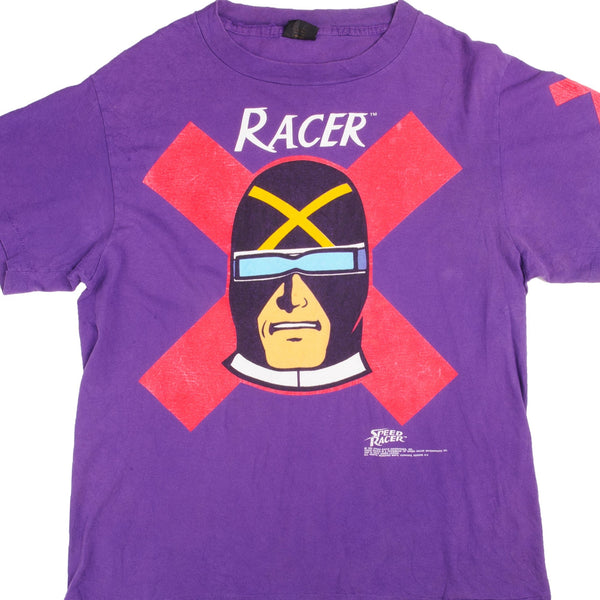 Vintage Speed Racer 1990S T-Shirt Size L With Singe Stitch Sleeves. Made In USA