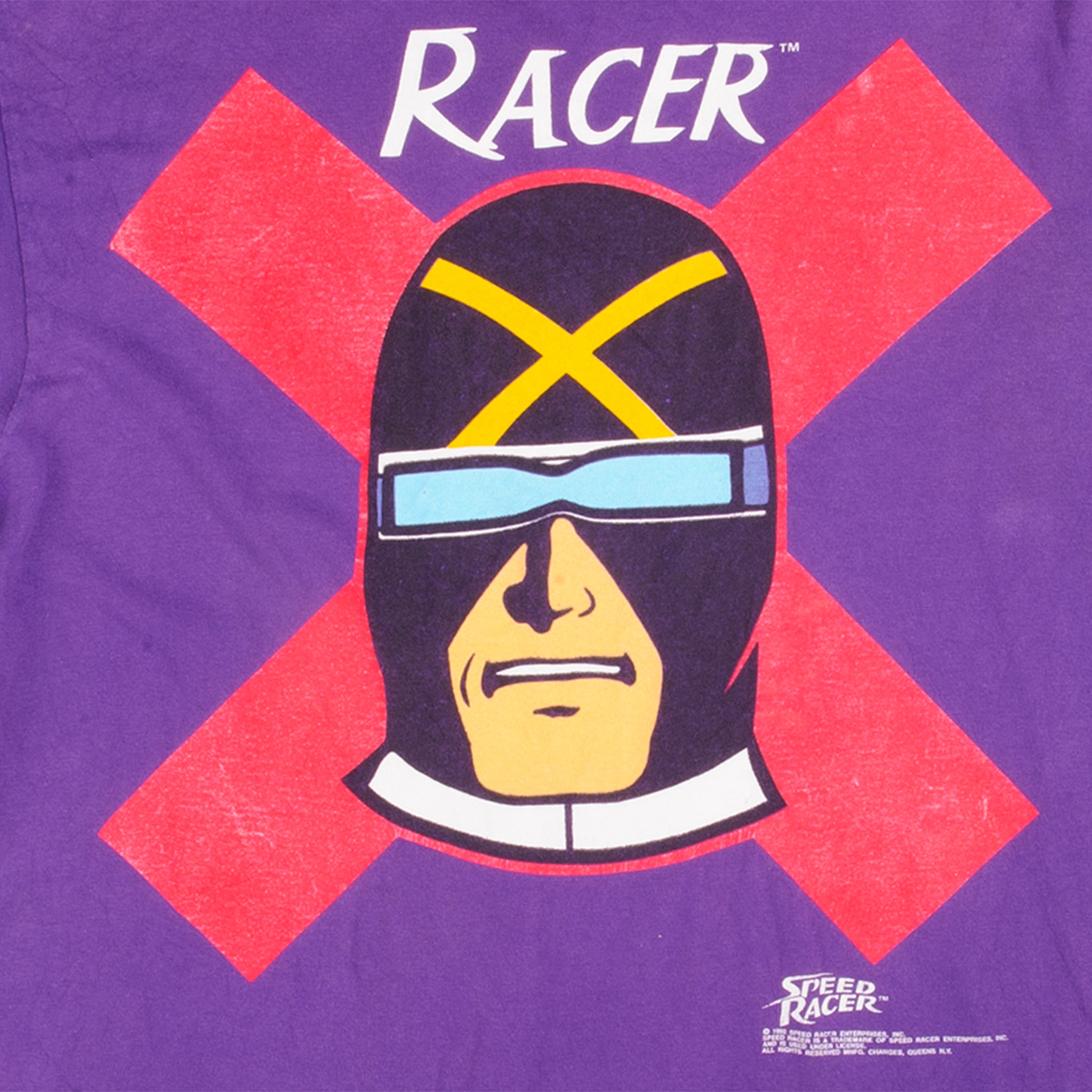 VINTAGE X RACER SPEED RACER 1992 TEE SHIRT SIZE LARGE MADE IN USA 