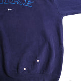 Vintage Blue Nike Centered Swoosh Sweatshirt Late 90s Size Xlarge Made In USA.