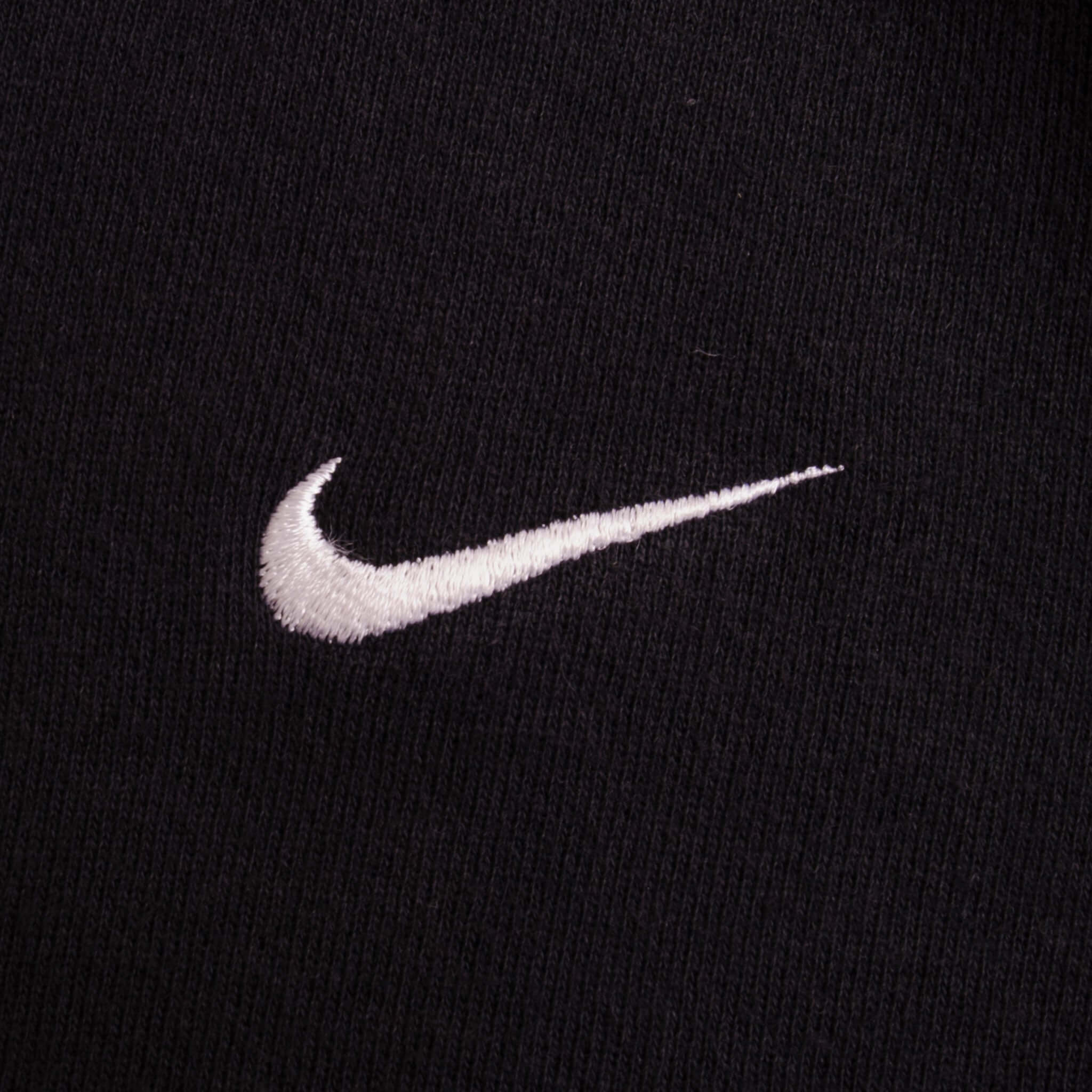 Vintage Black Nike Swoosh Sweatshirt Late 90s Size Medium Made In USA.