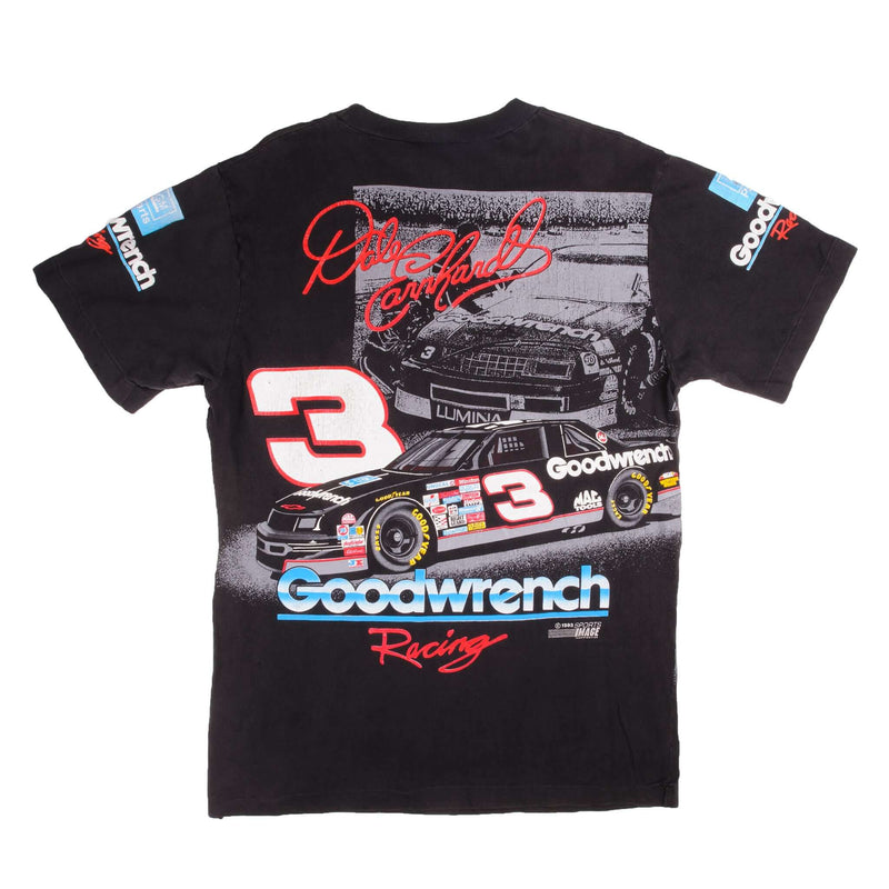 Vintage Nascar Dale Earnhardt Number 3 Tee Shirt 1993 Size Large With Single Stitch Sleeve. Made In USA