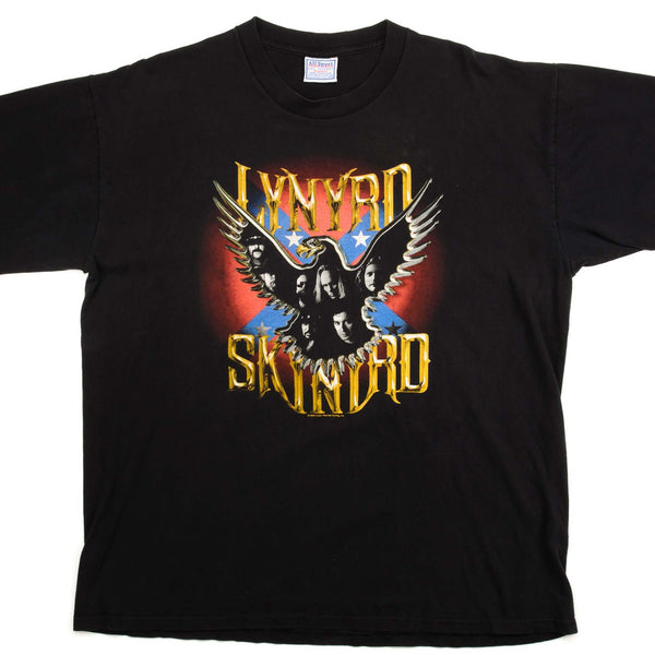 CAMISETA DE GIRA VINTAGE DE LYNYRD SKYNYRD OUTTA' THE HOLE 2000 TALLA XL