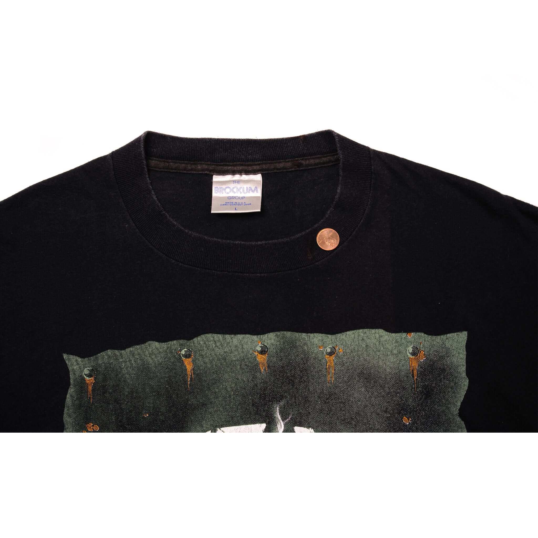 VINTAGE GUNS N' ROSES CONCERT BROCKUM TEE SHIRT 1992 SIZE LARGE MADE IN USA