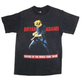VINTAGE BRYAN ADAMS TEE SHIRT WAKING UP THE WORLD TOUR 1992 SIZE MEDIUM MADE IN USA
