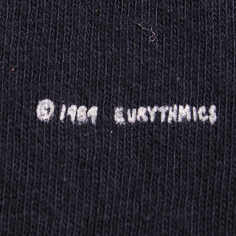 Vintage Original Eurythmics 1984 Tee Shirt Size Medium Made In USA With Single Stitch Sleeves