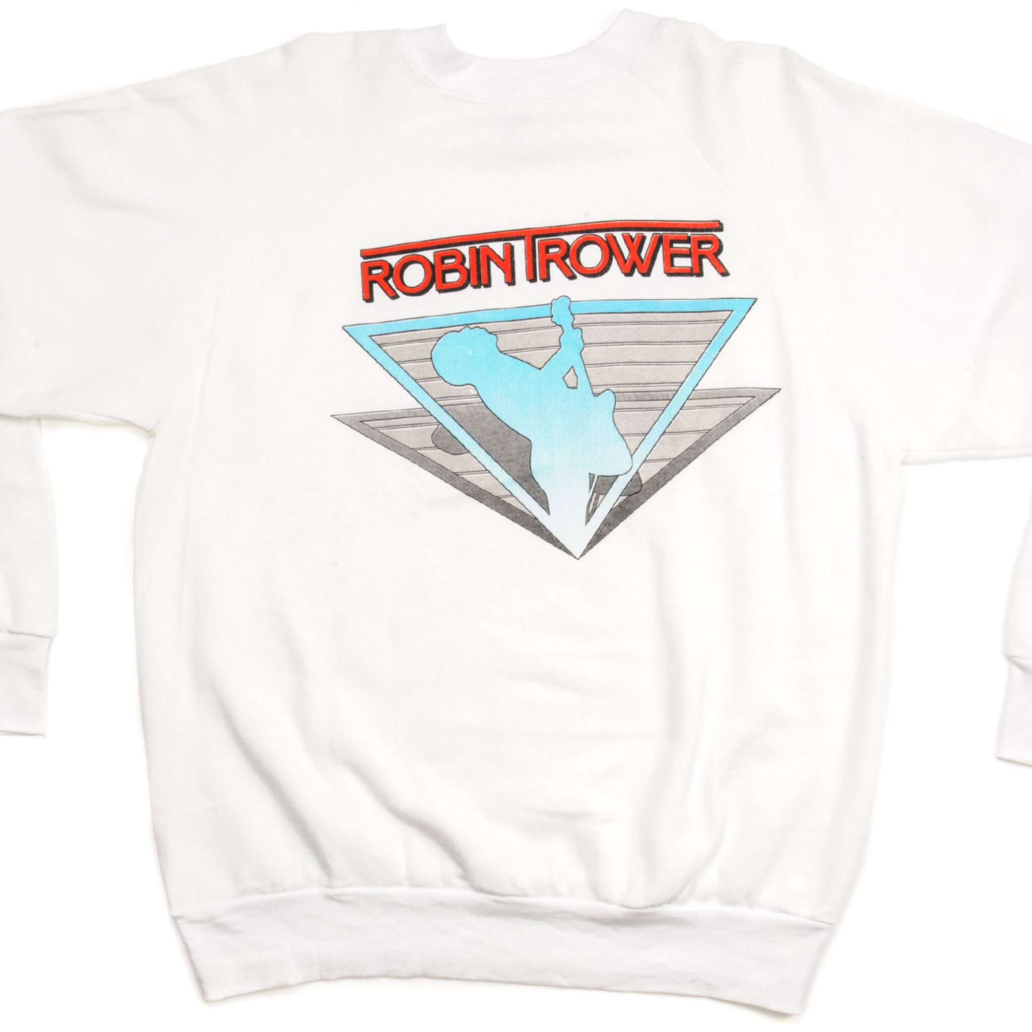 VINTAGE ROBIN TROWER TOUR '88 SWEATSHIRT SIZE XL MADE IN USA