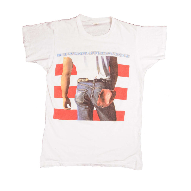 Vintage Bruce Springsteen And The E Street Band Born In USA World Tour 84-85 Tee Shirt Size Small. Made In USA.