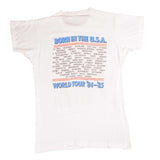 Vintage Bruce Springsteen And The E Street Band Born In USA World Tour 84-85 Tee Shirt Size Small. Made In USA.
