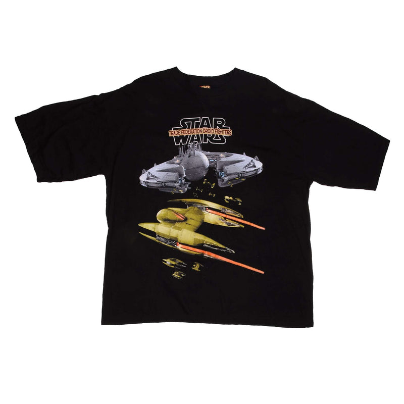 Vintage Star Wars Episode 1 Movie T-Shirt Black | eBay