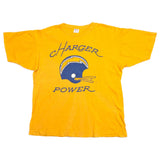 復古 CHAMPION CHARGER POWER T 卹 1969-1980 年代初中號美國製造