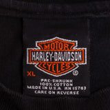 Vintage Black Harley Davidson 60th Anniversary Black Hills Rally Sturgis 2000  T Shirt Size XLarge Made In USA.