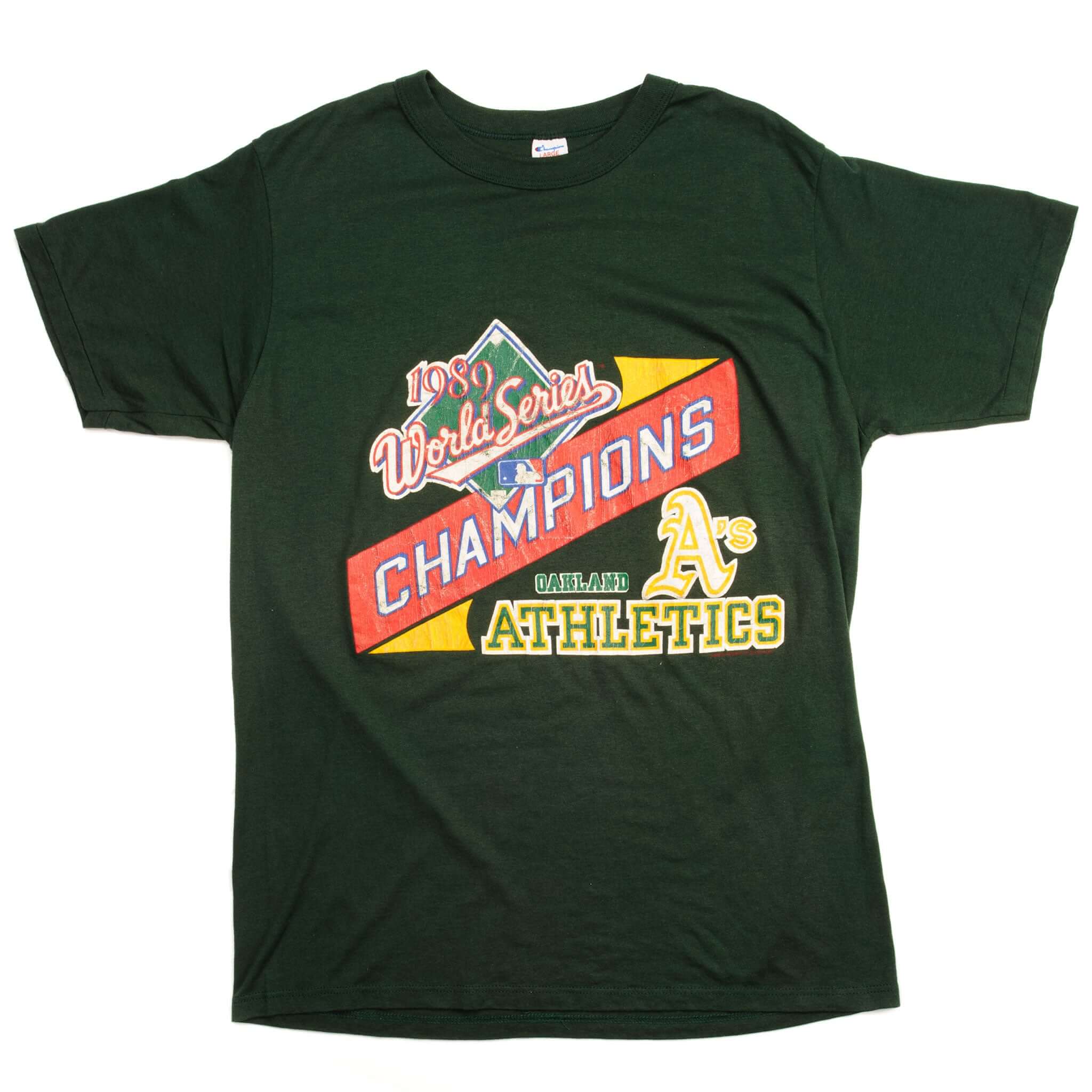 Sports / College Vintage Champion MLB Oakland Athletics Tee Shirt 1989 Size Medium Made in USA