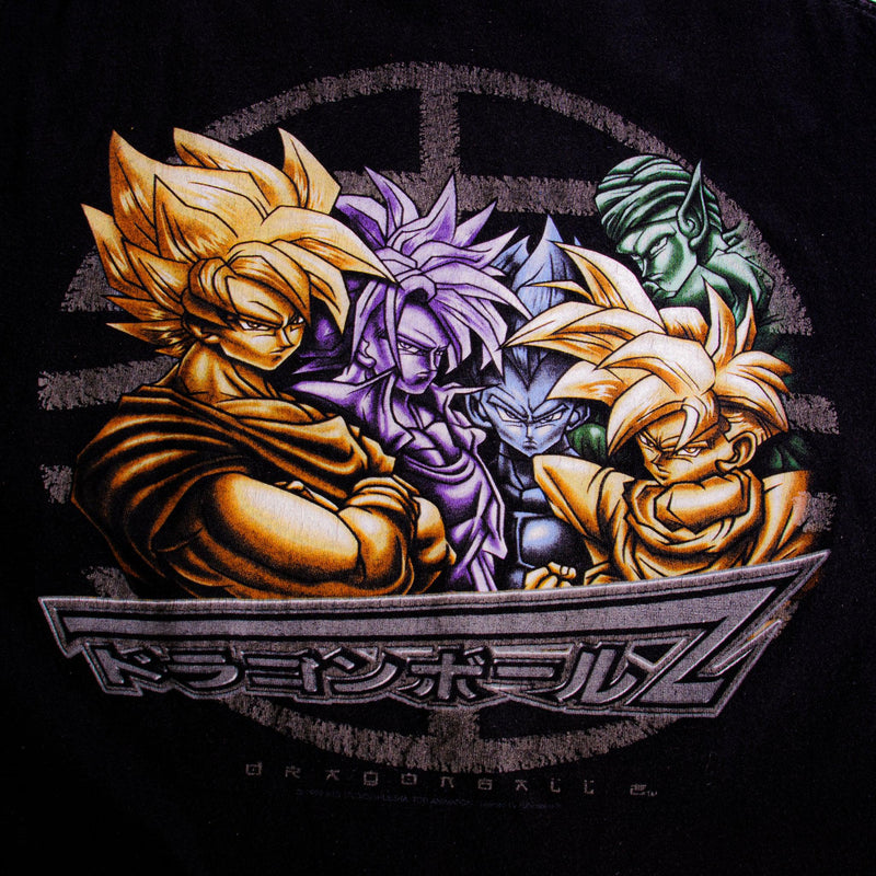 Vintage Dragon Ball Z With Goku Super Sayan and Piccolo Tee Shirt 1999 Size Large. Made In USA