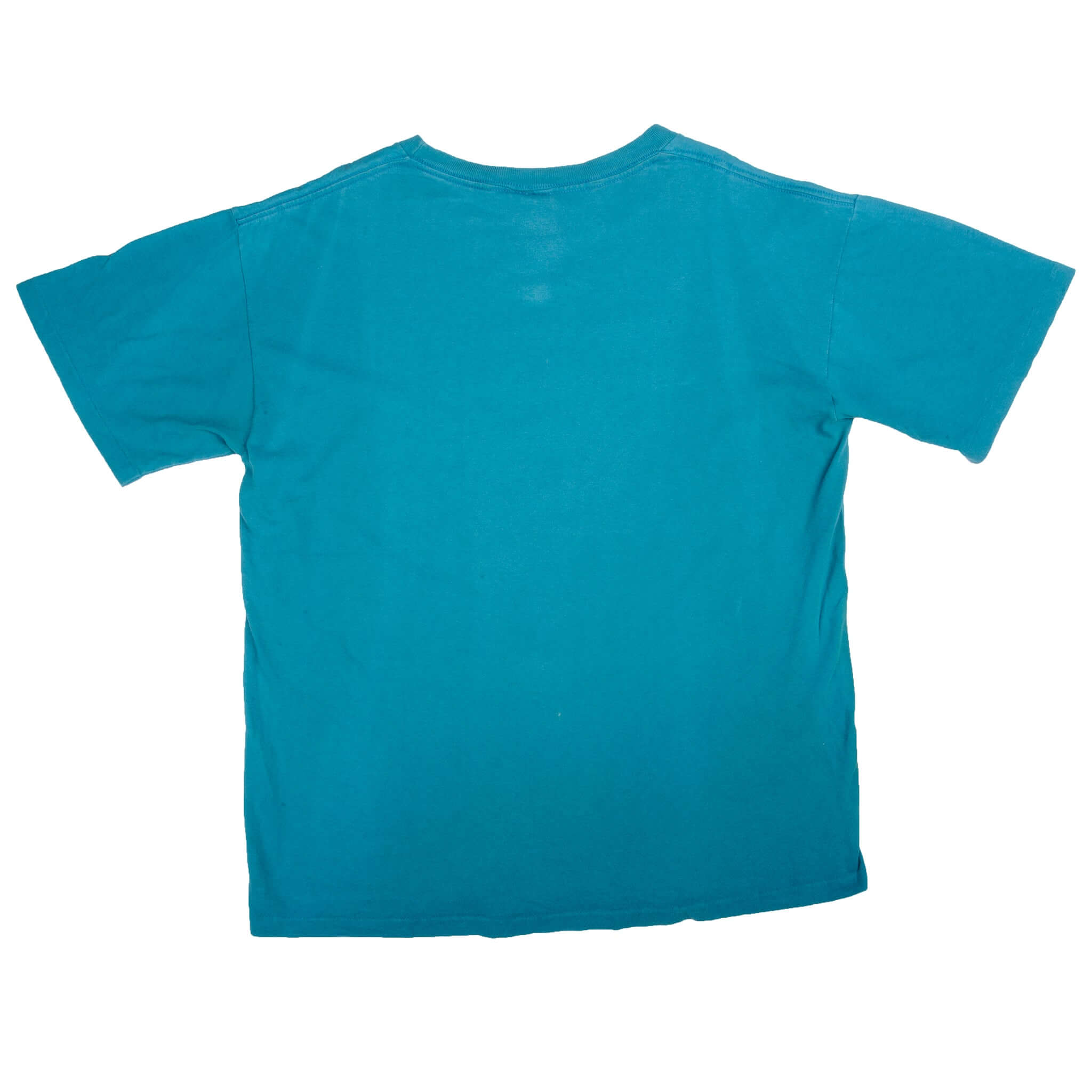 Vintage NHL San Jose Sharks Tee Shirt 1991 Size XL With Single Stitch Sleeves. Made In USA. Nugmeg Label.   