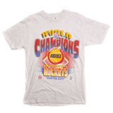 VINTAGE NBA HOUSTON ROCKETS WORLD CHAMPIONS TEE SHIRT 1994 SIZE MEDIUM MADE IN USA