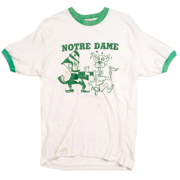 CAMISETA VINTAGE DE NOTRE DAME TALLA PEQUEÑA