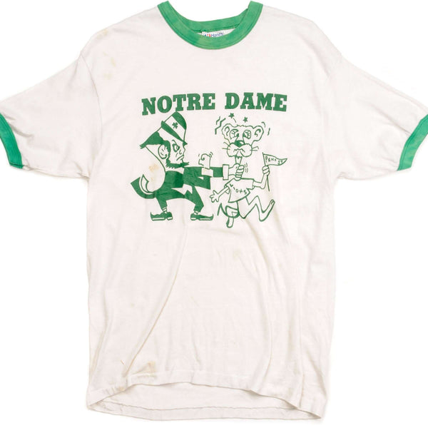 CAMISETA VINTAGE DE NOTRE DAME TALLA PEQUEÑA