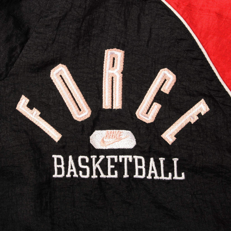 VINTAGE NIKE FORCE BASKETBALL WINDBREAKER JACKET SIZE LARGE