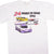 Vintage Racing 24 Hours of Mans With Porsche, Toyota, Jaguar From 1990 T-Shirt Size M With Single Stitch Sleeves. Made In Italy
