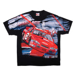 Vintage All Over Print Nascar Dale Earnhardt Jr Tee Shirt 00s Size XLarge