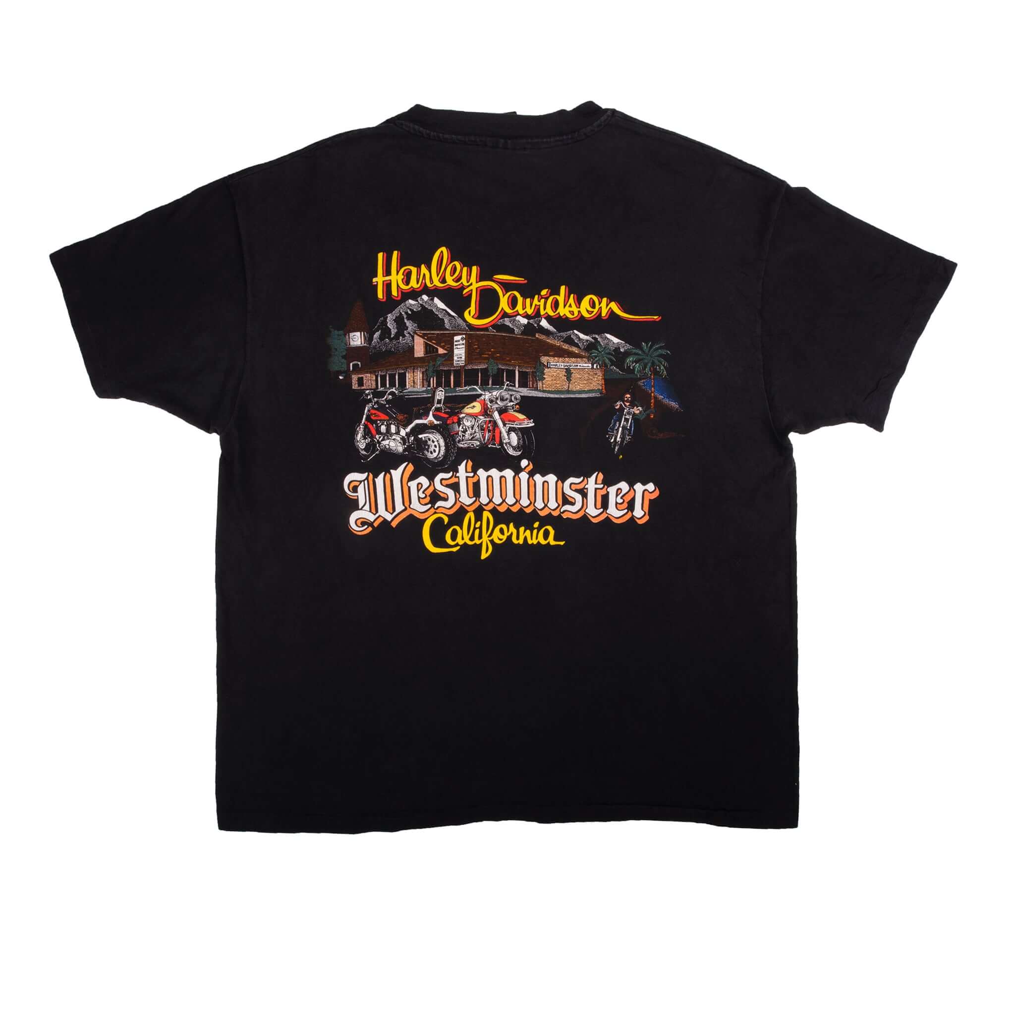 Vintage Harley Davidson Is Life The Rest Is Just Details Tee Shirt 1996 Size XL With Single Stitch Made In Usa