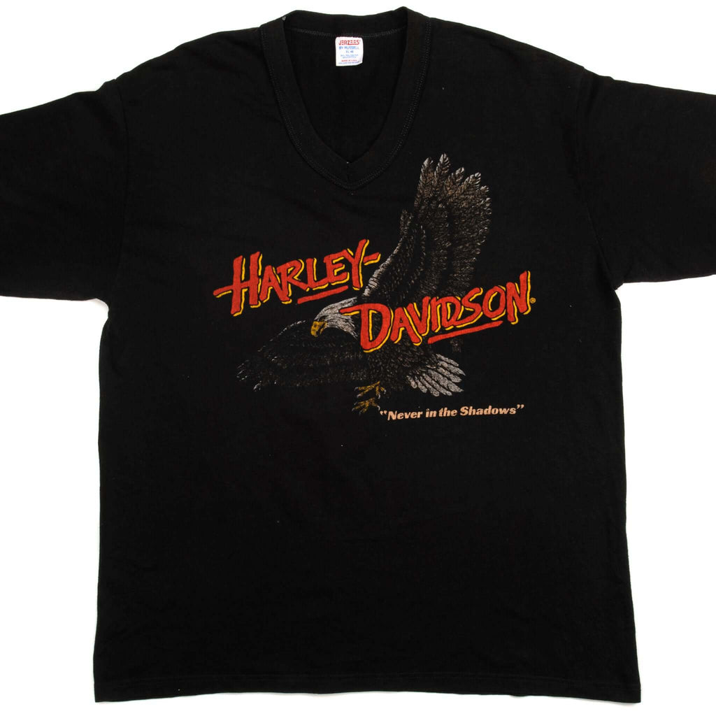 VINTAGE HARLEY DAVIDSON TEE SHIRT 1980S SIZE LARGE MADE IN USA