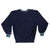 Vintage Blue Small Reverse Wave Logo Sweater 90S Size XXLarge Made In USA.