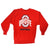 Vintage Red Champion Ohio State University Football Team Sweater 90S Size Xlarge. Made In USA.