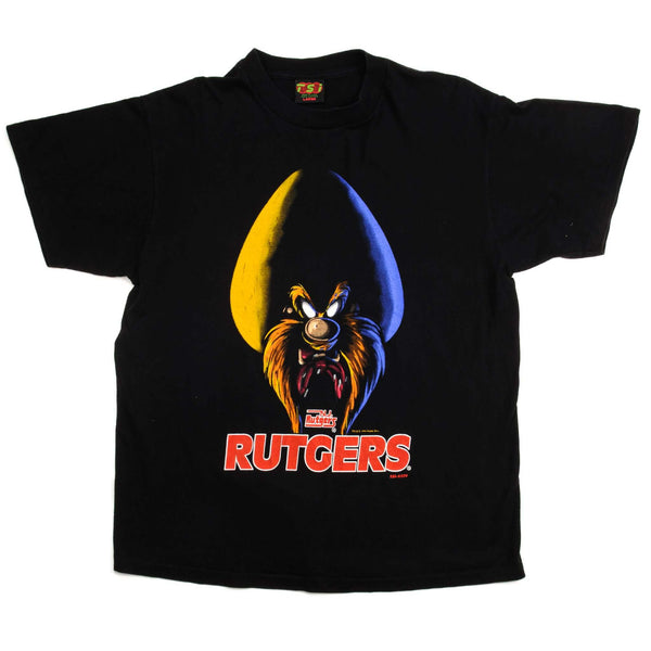 CAMISETA VINTAGE LOONEY TUNES NJ RUTGERS 1994 TALLA GRANDE FABRICADA EN EE. UU.
