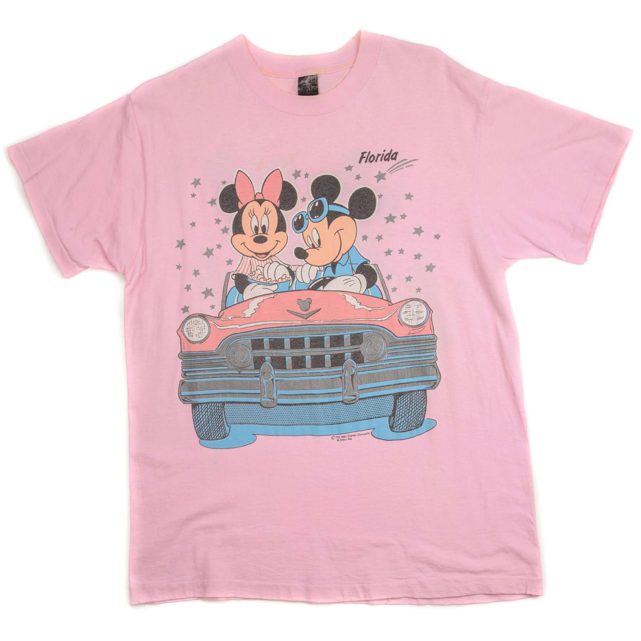 VINTAGE DISNEY MICKEY AND MINNIE TEE SHIRT SIZE MEDIUM