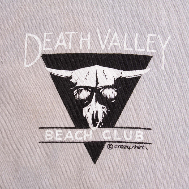 VINTAGE CRAZY SHIRT DEATH VALLEY TEE SHIRT 1990s SIZE LARGE MADE IN USA