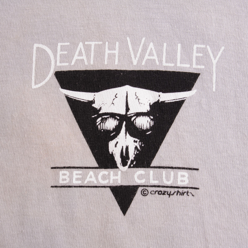 VINTAGE CRAZY SHIRT DEATH VALLEY TEE SHIRT 1990s SIZE LARGE MADE IN USA