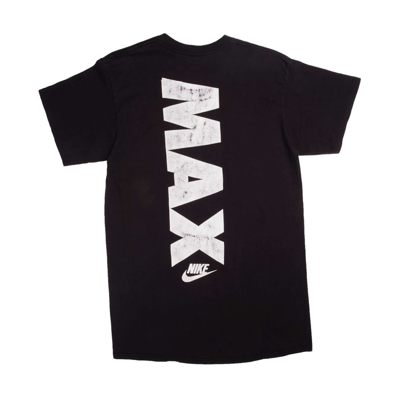 Vintage Pink Nike Air MAX Tee Shirt 1987-1994 Size M Made In USA With Single Stitch Sleeves.Vintage Black Nike Air MAX Tee Shirt 1987-1994 Size M Made In USA With Single Stitch Sleeves.