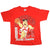 Vintage Arkansas University Basketball Team Arkansas Razorbacks National Champions Tee Shirt 1994 Size Large Made In USA RED The Flintstones