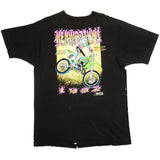 Vintage Grafix Sportswear Kenworthy's Pro National Tee Shirt 1992 Size Large Made In USA. BLACK