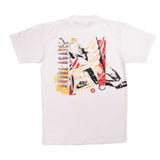 Vintage White Nike Tennis Player Andres Agassi Tee Shirt 1987-1994 Size M 