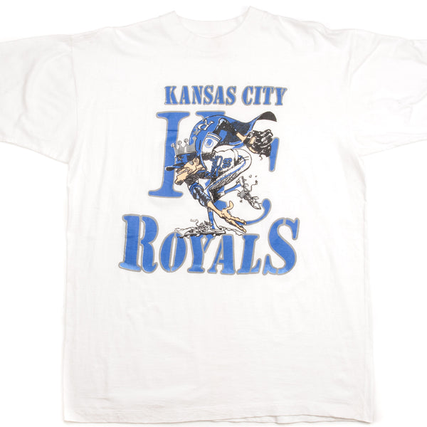 LegacyVintage99 Vintage Kansas City Royals T Shirt Tee Trench Made USA Size Small S MLB Baseball Missouri
