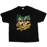 Vintage Mayweather Vs Berto At MGM Grand Tee Shirt 2XL. BLACK